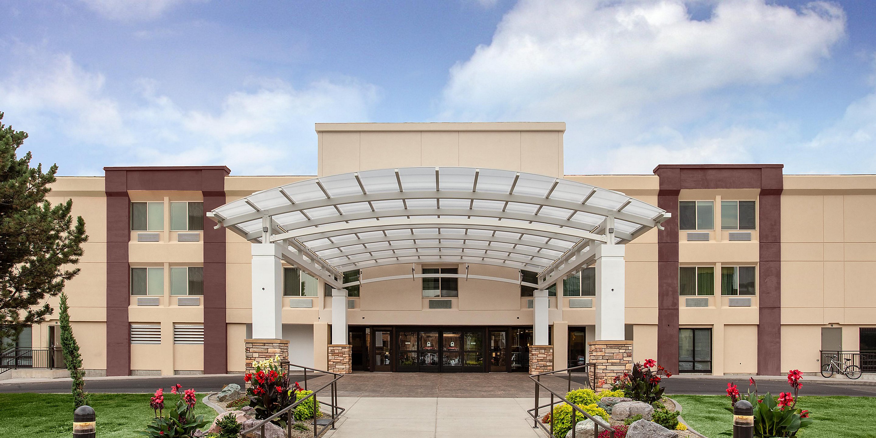 Front of the Holiday Inn in Missoula